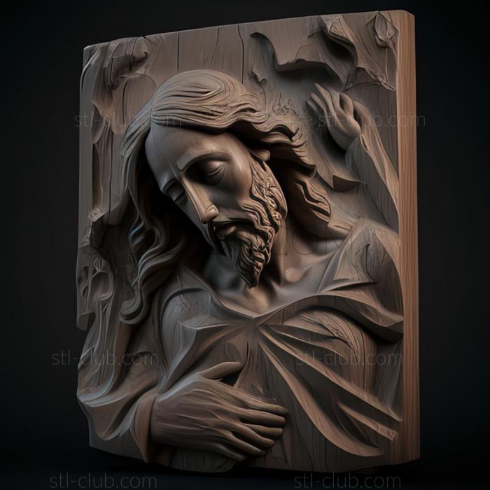 3D model st jesus (STL)